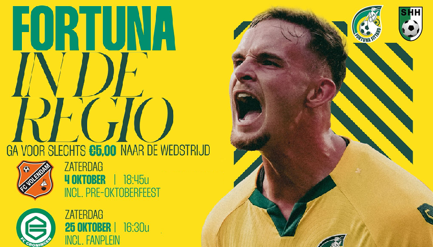 Voor slechts €5 naar Fortuna Sittard!