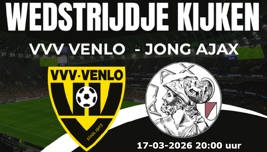 Bezoek VVV Venlo - Jong Ajax