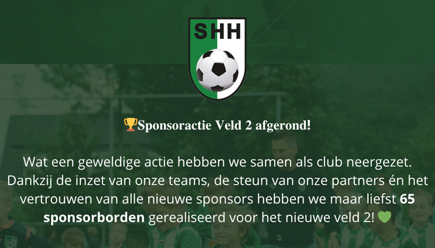 🏆 Wat een resultaat voor SHH!